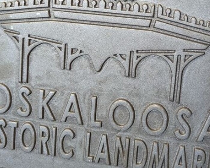 Clow Valve manufactures marker for Oskaloosa's first local landmark